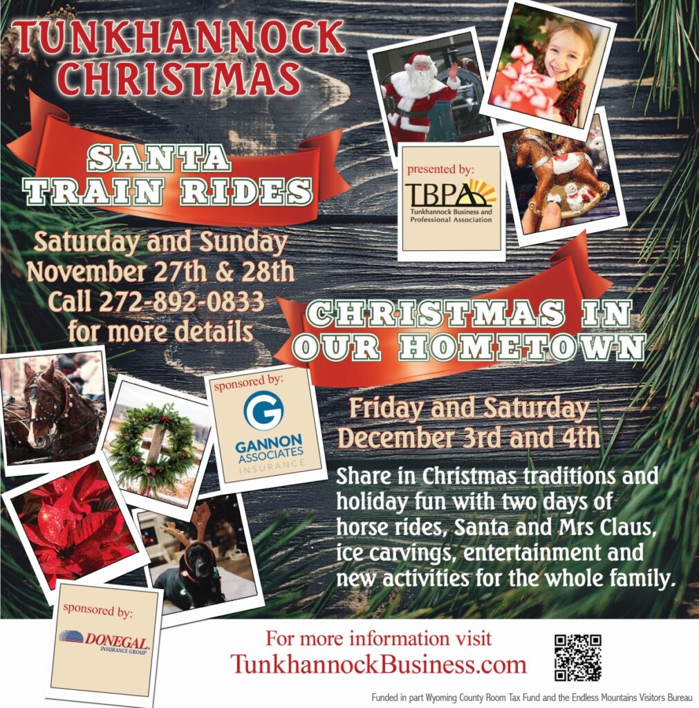 Christmas In Our Hometown Tunkhannock Business & Professional Association